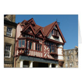 Tudor oak frame building, Edinburgh, Scotland (Front Horizontal)