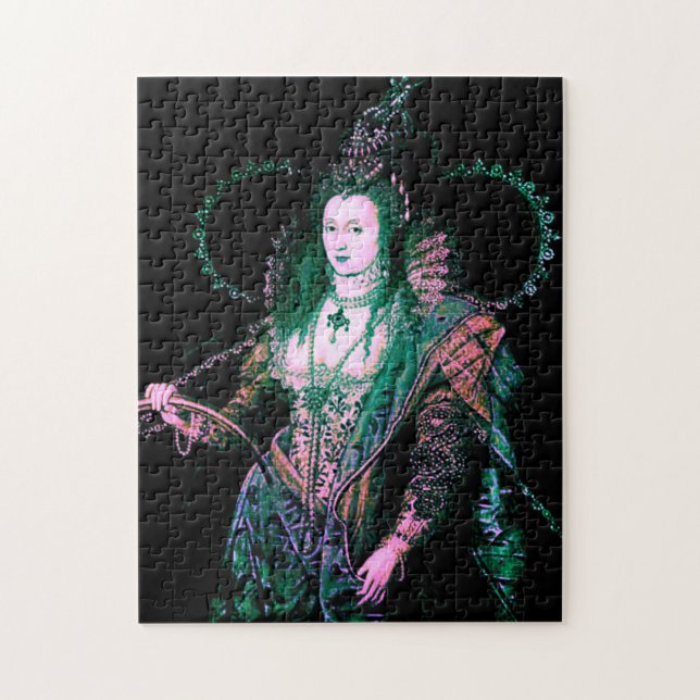 Tudor Queen Elizabeth I Jigsaw Puzzle (Vertical)