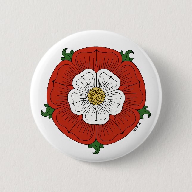 Tudor Rose Button (Front)