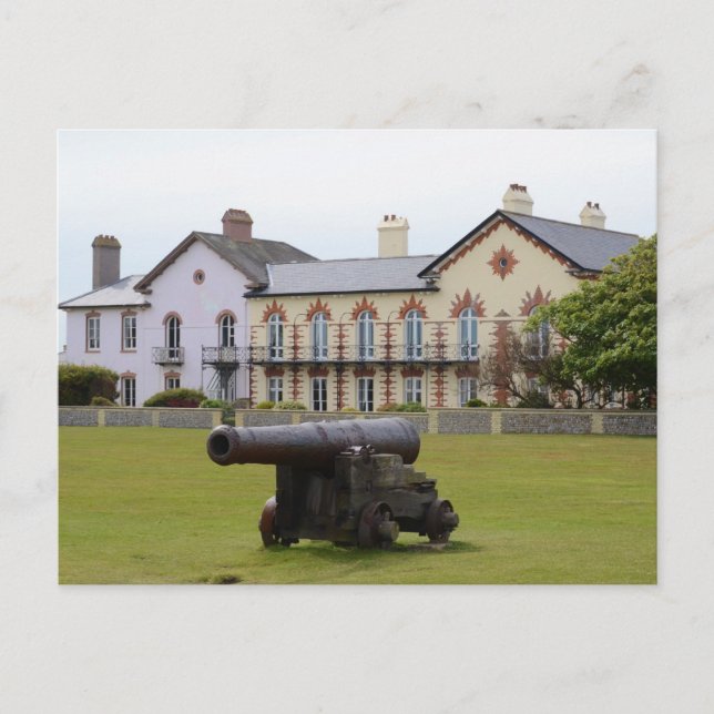 Tudor Rose Cannon Postcard (Front)
