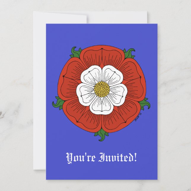 Tudor Rose Invitation (Front)