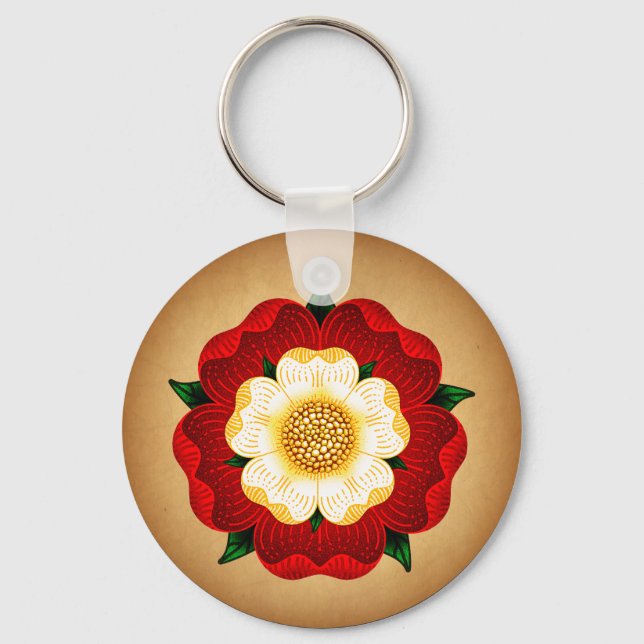Tudor Rose Keychain (Front)