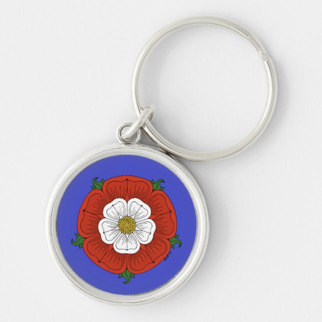 Tudor Rose Keychain (Front)