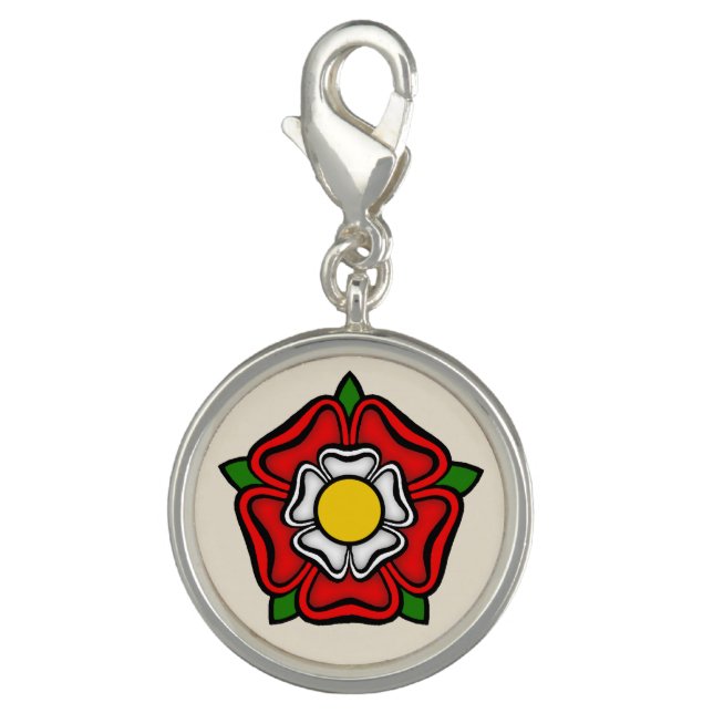 Tudor Rose of England, Emblem of Royalty Charm (Front)