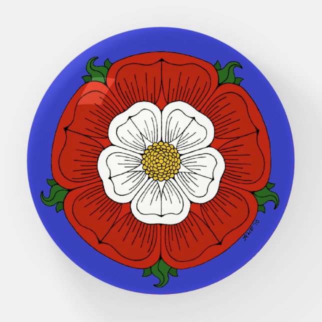 Tudor Rose Paperweight (Front)