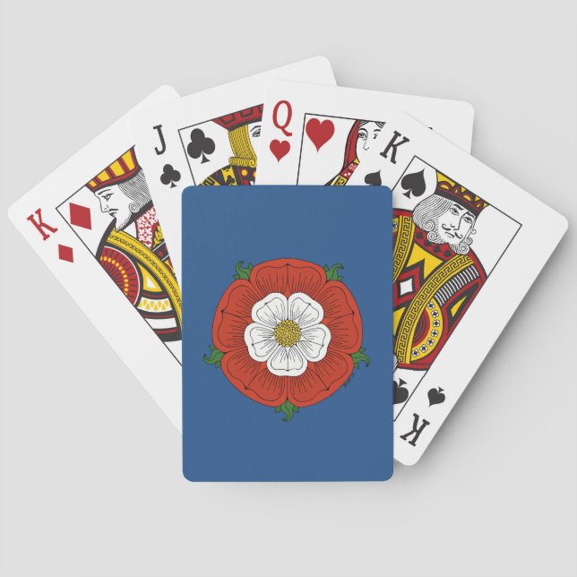 Tudor Rose Poker Cards (Back)