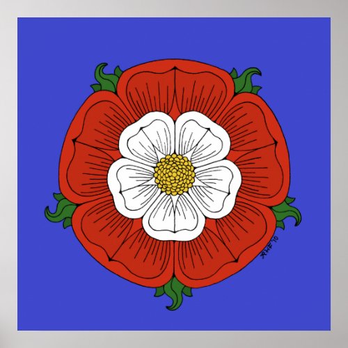 Tudor Rose Poster