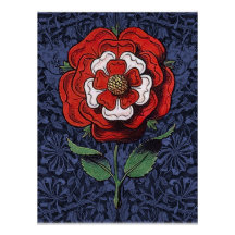 Tudor Rose Red and White