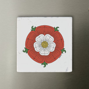 Tudor Rose Stone Magnet