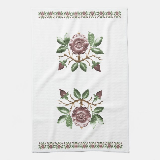 Tudor Rose Towel (Vertical)
