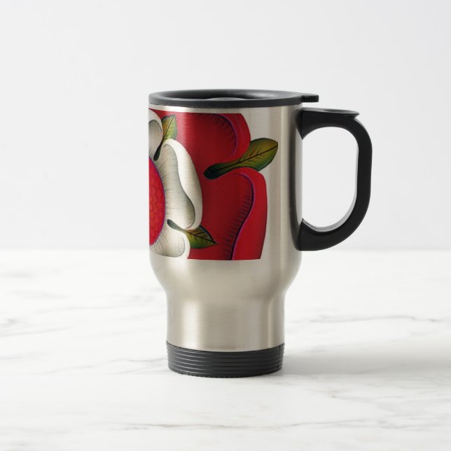 Tudor Rose Travel Mug (Right)