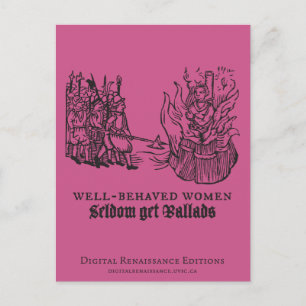 Tudor Trouble and Strife Postcard