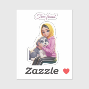 Tue friendship sticker