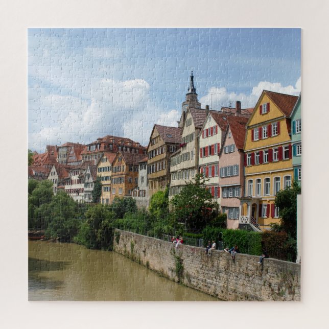 Tuebingen Germany, Historic Old Town Puzzle (Vertical)