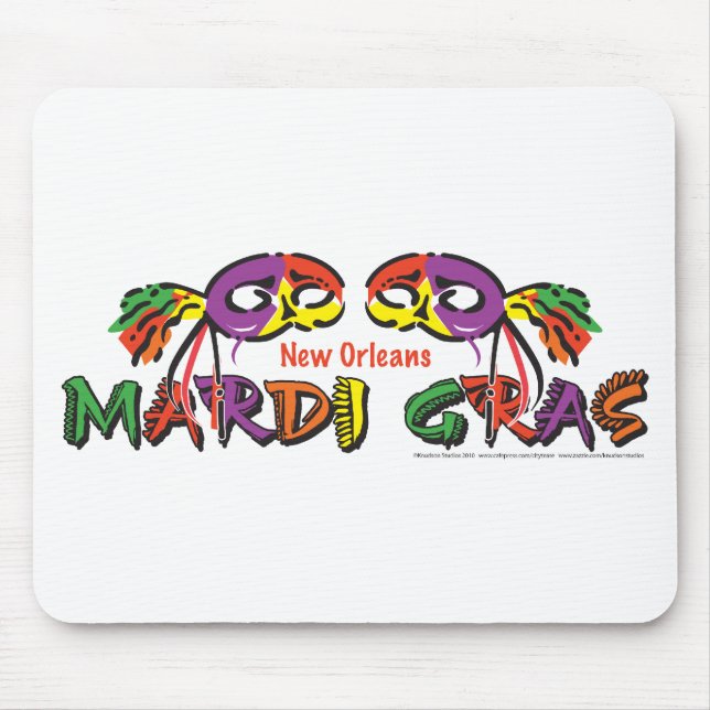 TUESDAY-GRAS MOUSE PAD (Front)