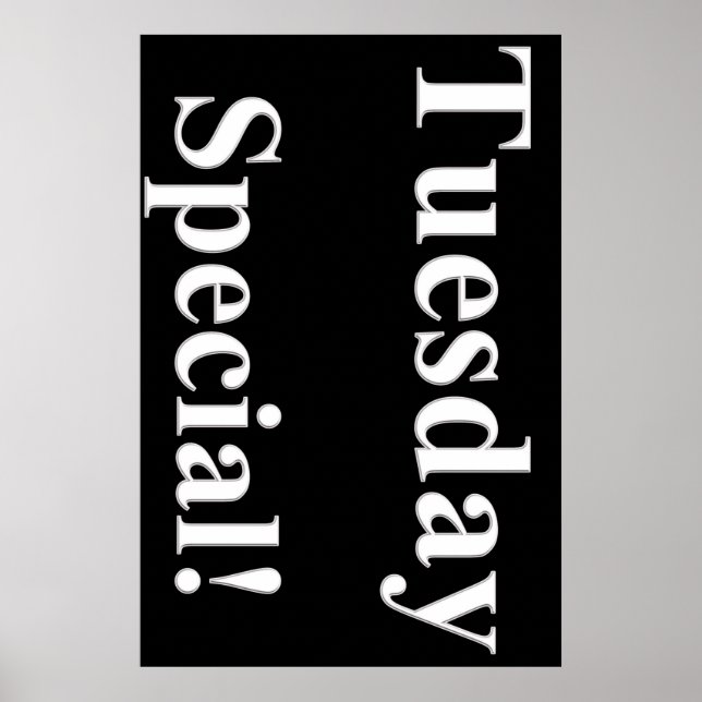 Tuesday Special Beauty Salon Poster (Front)