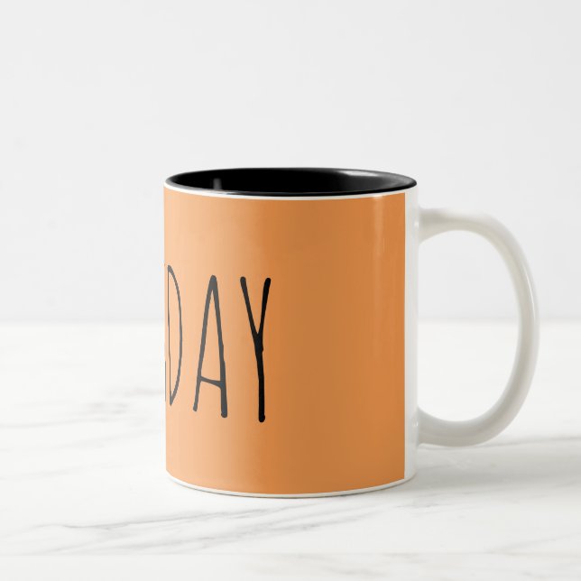 Tuesday || Week Collection Two-Tone Coffee Mug (Right)