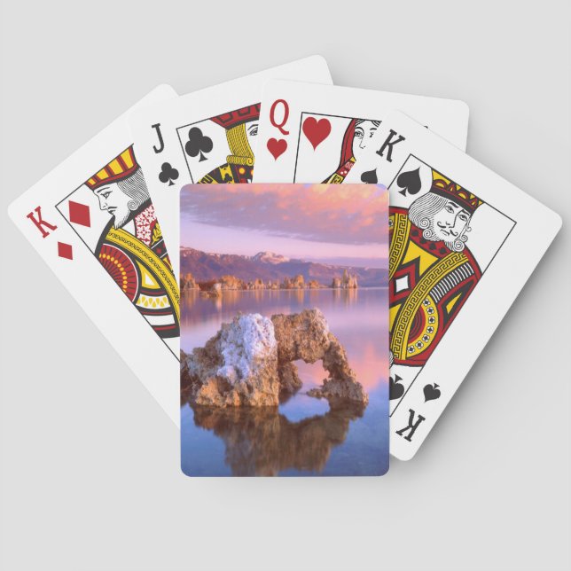 Tufa arch at Mono Lake Poker Cards (Back)