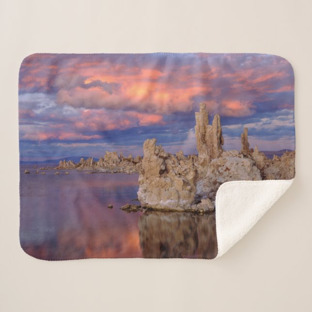 Tufa Formations on Mono Lake Sherpa Blanket (Front (Horizontal))