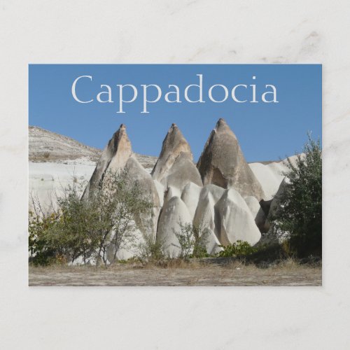 Tufa Rock Formations Cappadocia Turkey Postcard