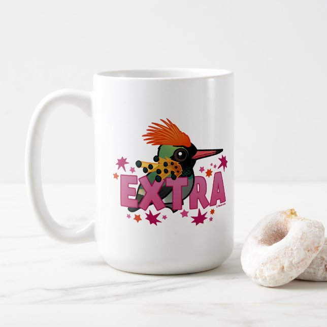 Tufted Coquette is *EXTRA* Coffee Mug (With Donut)