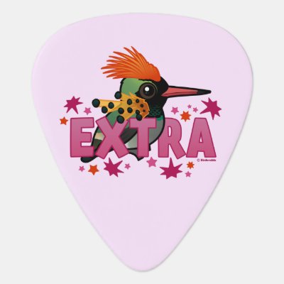 Tufted Coquette is *EXTRA* Guitar Pick