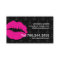 Tufted Hot Lips Makeup Artist Business Cards