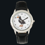 Tufted puffin bird cartoon illustration watch<br><div class="desc">Tufted puffin bird cartoon illustration</div>