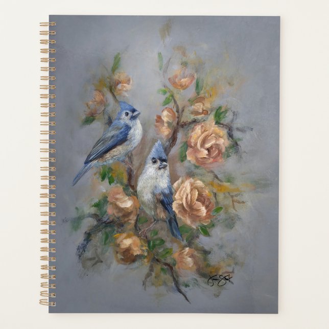 Tufted Titmice Planner (Front)