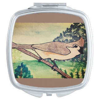 Tufted Titmouse  Compact Mirror