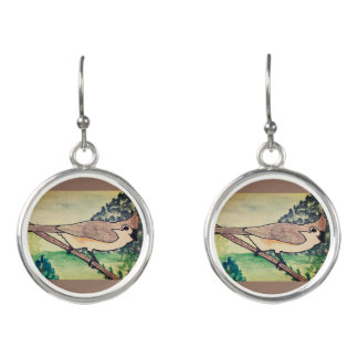 Tufted Titmouse  Earrings