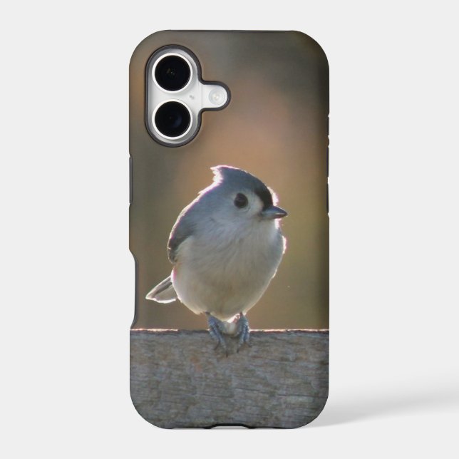 Tufted Titmouse Iphone Case (Back)