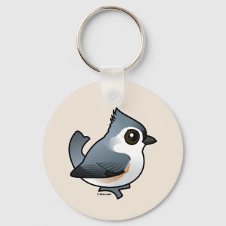 Tufted Titmouse Keychain