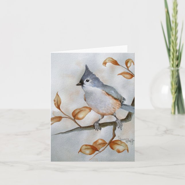 Tufted Titmouse Note Card (Front)