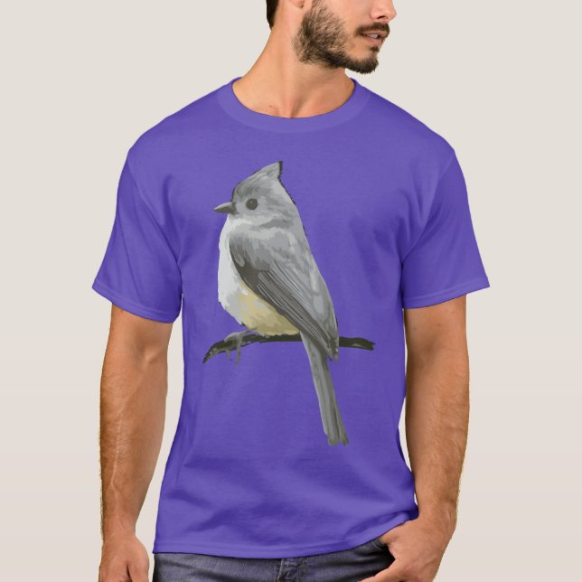 Tufteditmouse Bird friends T-Shirt (Front)