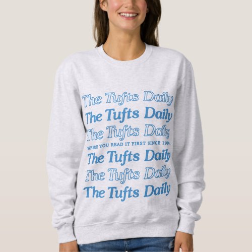 Tufts Daily Crew Neck Sweatshirt W