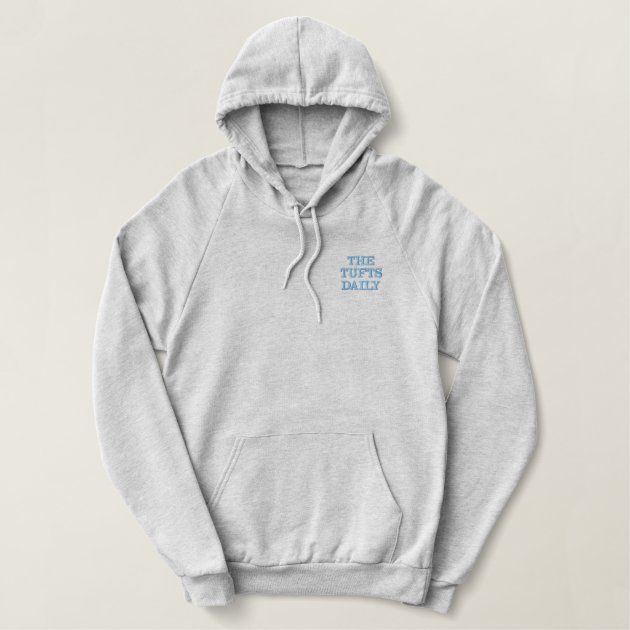 Tufts Daily Embroidered Hoodie | Zazzle