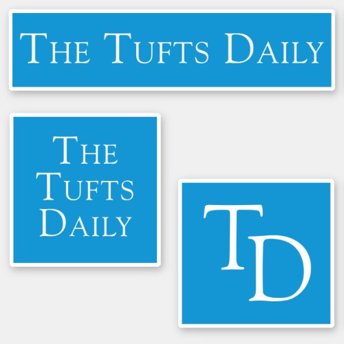 Tufts Daily Square Logos Sticker Set