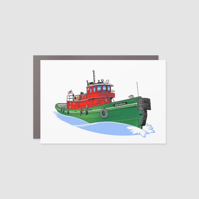 Tug America as Georgia Car Magnet (Front)