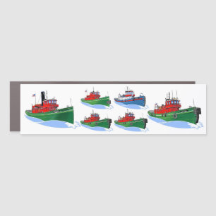 Tug America History Car Magnet
