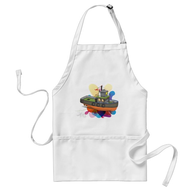 Tug Boat Adult Apron (Front)