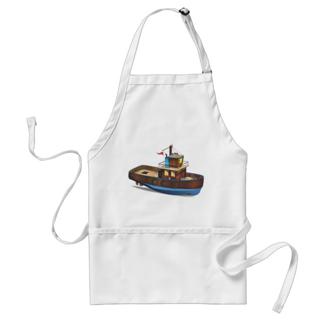 Tug Boat Adult Apron (Front)