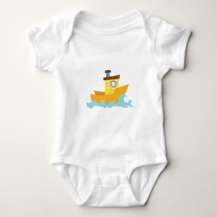 Tug Boat Baby Bodysuit