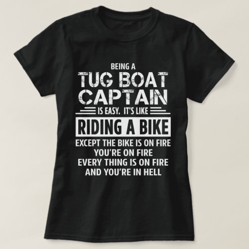 Tug Boat Captain T_Shirt