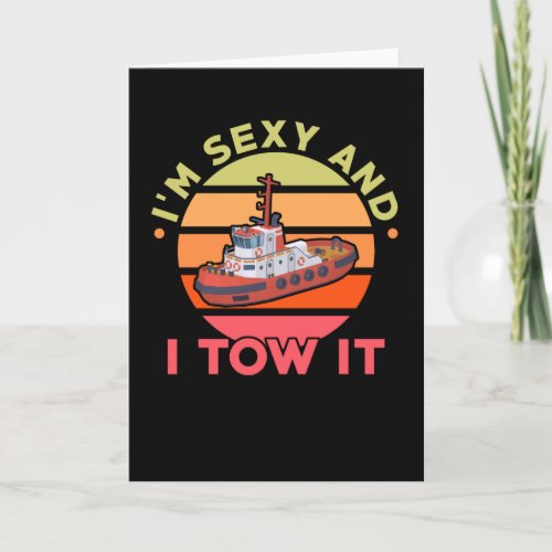 Tug Boat Card