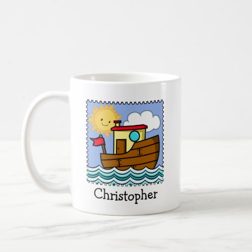 Tug Boat Personalized Coffee Mug