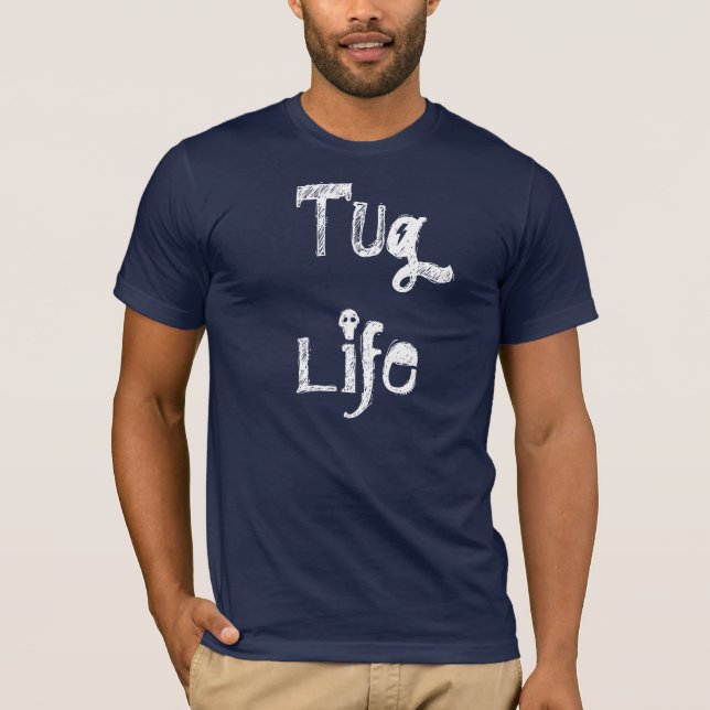 "Tug Life" Tug Hill NY Sledders.com T-shirt (Front)
