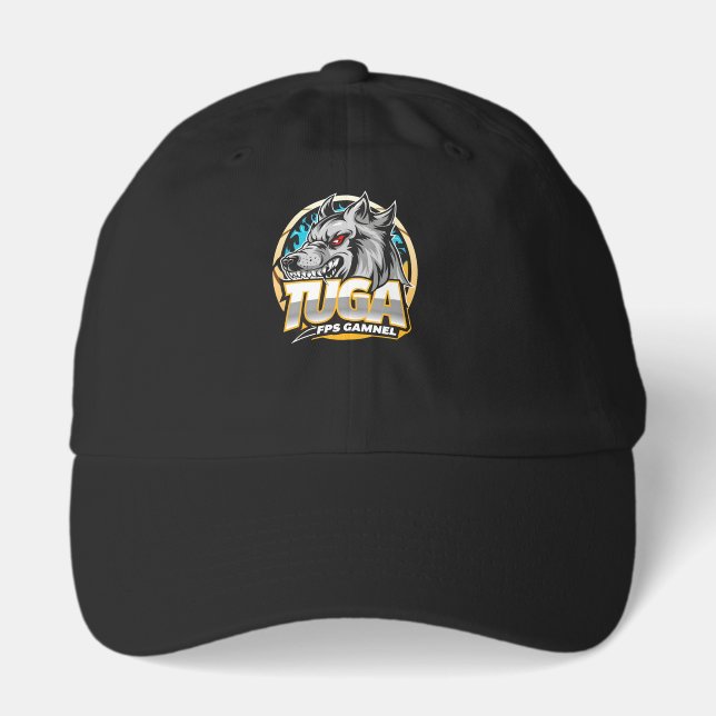 TUGA Wolf Gaming Logo Esports Style Hat (Front)