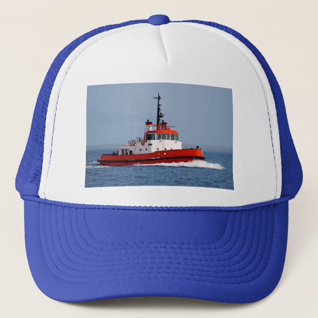 Tugboat at Speed Trucker Hat (Front)