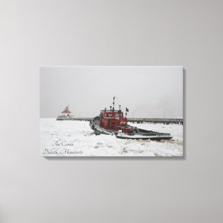 Tugboat Duluth Minnesota Canal Canvas Print